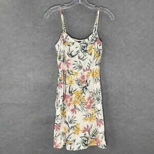 Divided Dress Womens Sz 2 Sundress Floral Zip Feminine Summer‎ Travel Beach